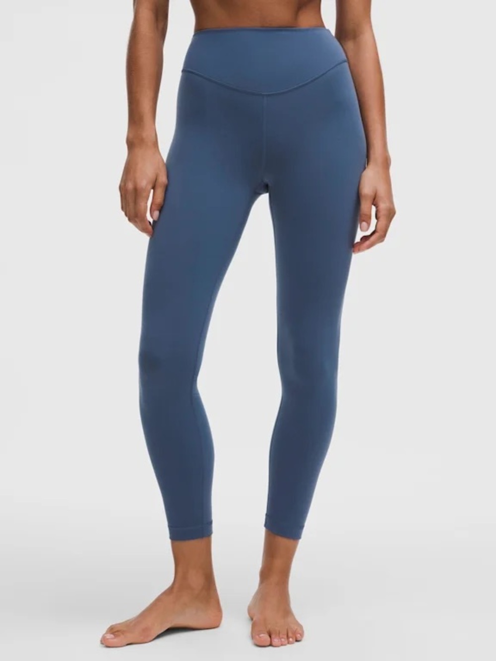 Lululemon Wunder Under SmoothCover High-Rise Tight 28" Blue Twill 8 New